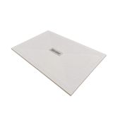 Cadita Dus Compozit Quadra Crem 80x120 cm – cadita dus rectangulara crem pe fundal alb