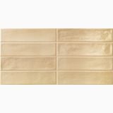 Gresie Portelanata Brick Faetano Ghiaccioli Vaniglia Lucios 6x25 cm