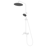 Coloana de Dus cu Baterie Cada/dus FDesign Zaffiro Alb Mat