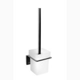 Perie Wc FDesign Piazza Negru Mat