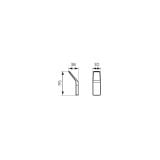 Agatatoare Simpla FDesign Piazza Crom Lucios – schita tehnica, desen tehnic cu dimensiuni 38x30x95 mm