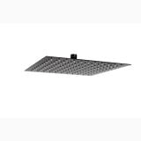 Cap de Dus Slim Patrat FDesign Inula Negru Mat
