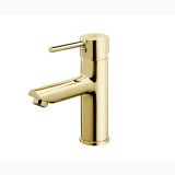 Baterie Stativa Lavoar FDesign Flusso Auriu Lucios