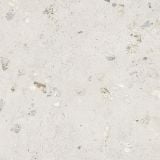Gresie Portelanata Decor I Cementi White Ciottolo 120x120 cm – placa gresie cu aspect terrazzo, mostra izolata
