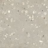 Gresie Portelanata Decor I Cementi Flax Ciottolo 120x120 cm – placa terrazzo gri cu granule colorate