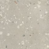 Gresie Portelanata Decor I Cementi Flax Ciottolo 120x120 cm – placa gresie efect ciment cu pietricele decorative