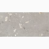 Gresie Portelanata Decor I Cementi Greige Ciottolo 60x120 cm – placa gresie gri cu inserturi terrazzo deschise