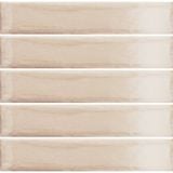 Faianta Frammenti FR 16 Rosa Brick 7.5x40 cm – cinci plachete alungite roz pal pe fundal alb