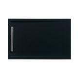 Cadita Dus Compozit cu Rigola Unika Negru 80x120 cm