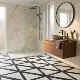 Gresie Portelanata Exclusive Ceramica Antica Cornice Nera 30x30 cm
