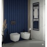Set Amsterdam Bideu + WC Suspendat Sanimed Rimless - Imagine 9