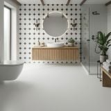 Gresie Portelana Exclusive Ceramica BLACK & WHITE OCTAGON DOTS 20.5x20.5 cm