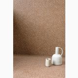 Gresie Newdeco Fire Mat 60x60 cm – ambient, gresie terracota pe podea si perete cu vaze ceramice