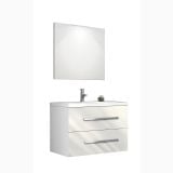 Set Complet Mobilier Baie Giudi Bianco L80 cm
