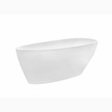 Cada Freestanding Goya White 160x70 cm – cada ovala alba izolata pe fundal alb