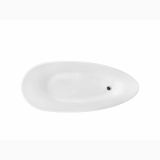 Cada Freestanding Goya White 160x70 cm – cada ovala alba pe fundal neutru, vedere de sus