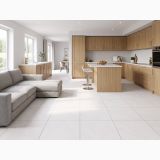 Gresie Efect Beton Blend Dune White Mat 60x60 cm – ambient bucătărie modernă