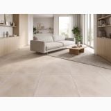 Gresie Efect Beton Essence Materia Colonial Mat 90x90 cm – ambient living luminos