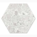 Gresie Hexagonala Terrazzo Essence Cristalli Urban 21,5x25 cm – placă hexagonală