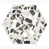 Gresie Hexagonala Terrazzo Essence Forest 21,5x25 cm – placă hexagonală