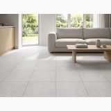 Gresie Terrazzo Blend Gravel White Mat 60x60 cm – ambient living contemporan