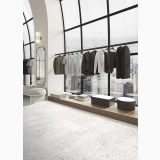Gresie Terrazzo Blend Pebble White Mat 60x120 cm – ambient magazin de haine