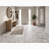 Gresie Terrazzo Blend Stone White Mat 60x60 cm – ambient hol de intrare
