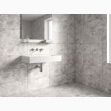 Gresie Terrazzo Essence Cristalli Urban Mat 30x60 cm – ambient baie modernă