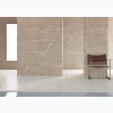Gresie Gardena HGR 9 Noce 30x60 cm – ambient piscina, perete si pardoseala bej langa piscina, scaun piele