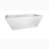 Cada Freestanding Rectangulara Hades White 178x80 cm