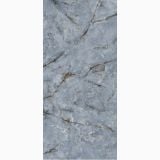 Lastra Gresie Portelanata HPM 02 Onice Azzurro Mat 120x278 cm