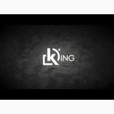 Suport Reglabil Gresie 2 cm King 2 cu Reglaj de la 41 la 63 mm – logo animat pe fundal texturat gri