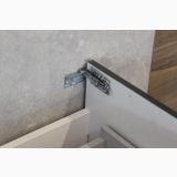 Set Mobilier Baie Suspendat Harmony Natural Grey L.60 cm – detaliu, detaliu balama metalica montaj mobilier suspendat
