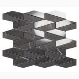 Mozaic pe plasa Mosaico Esagona Allungato Mix Pietra Grey 26x30 cm