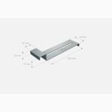 Clema Metalica Superioara Pentru Treapta Klip Up – schita tehnica, desen tehnic cu dimensiuni clema metalica pentru treapta