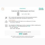 Radiator Lazzarini Pieve Crom 1680x550 mm – schita tehnica, formula calcul fabbisogno termic cu exemplu numeric