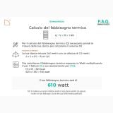 Radiator Lazzarini Pieve Crom 1680x550 mm – schita tehnica, infografic formula calcul fabbisogno termic pentru calorifer