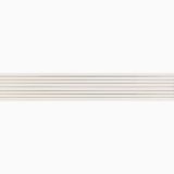Mozaic Listello Tratto Nuances Bianco 20x120 cm