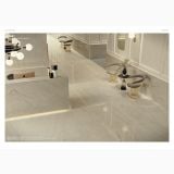 Gresie Calacatta Mont Blanc Lucios 60x120 cm – ambient comercial, lobby elegant cu pardoseala si perete marmura lucioasa