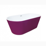 Cada Freestanding Lylly Purple 170x79,5 cm
