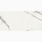Gresie HBO 20 Calacatta Lucios 60x120 cm – placa marmura alba cu vene gri, fundal izolat