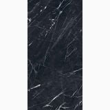 Gresie ABK Marquinia Select Lucios 120x280 cm – placa marmura neagra cu vinisoare albe lucioase