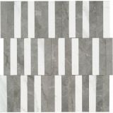 Mozaic pe plasa Orobico Grey Stripe 27.2x29 cm