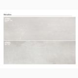 Gresie Metaline Steel Mat 60x60 cm – doua mostre gresie gri, texturi diferite, mata