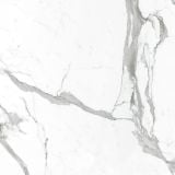 Gresie Statuario Lux Mat 80x80 cm – placa marmura alba cu vene gri