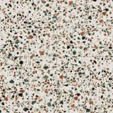Gresie Decorata Play Drops Multiwhite 20x20 cm – gresie tip terrazzo cu pete multicolore