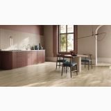 Gresie Imitatie Lemn Antislip Essence Natural Mat 20x120 cm – ambient living, bucatarie si zona de dining cu pardoseala lemn deschis