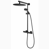 Coloana Dus cu Termostat Negru Mat FDesign Anima