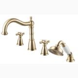 Baterie stativa incastrata cada/dus FDesign Lacrima Bronz Mat