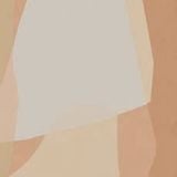 Gresie Decorata HBE Shapes Argilla 120x120 cm – forme geometrice abstracte in nuante pastel de bej